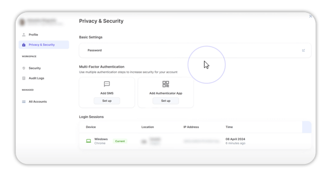 (Reach) Help Centre Screenshot - Privacy & Security